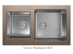 Мойка комбинированная Tolero twist TTS-840 Темно-бежевый 823 в Александровске - aleksandrovsk.magazin-mebel74.ru | фото