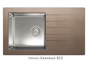 Мойка комбинированная Tolero twist TTS-860 Темно-бежевый 82 в Александровске - aleksandrovsk.magazin-mebel74.ru | фото