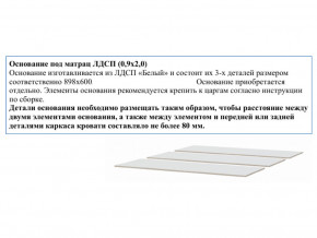 Основание из ЛДСП 0,9х2,0м в Александровске - aleksandrovsk.magazin-mebel74.ru | фото